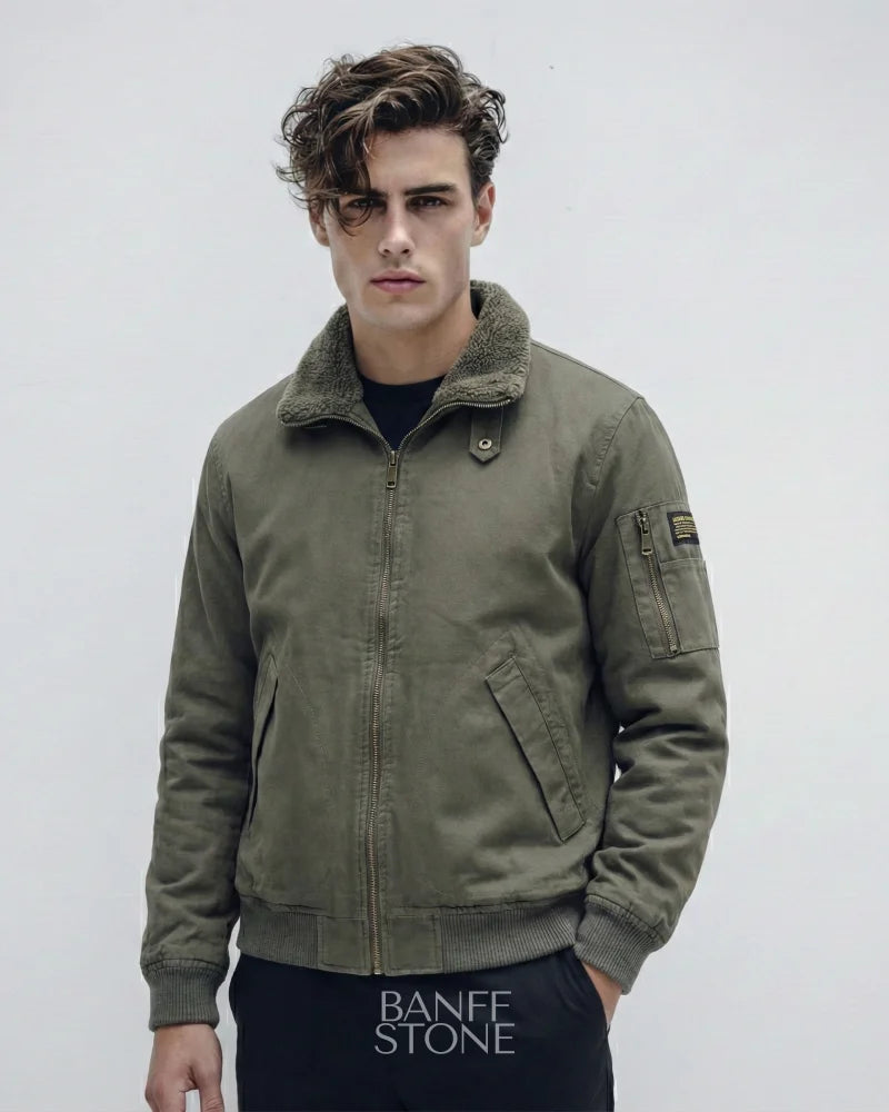 Alpine Flight Jacket Military Green / M