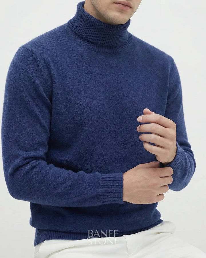Alpine Wool Turtleneck - 100% Wool