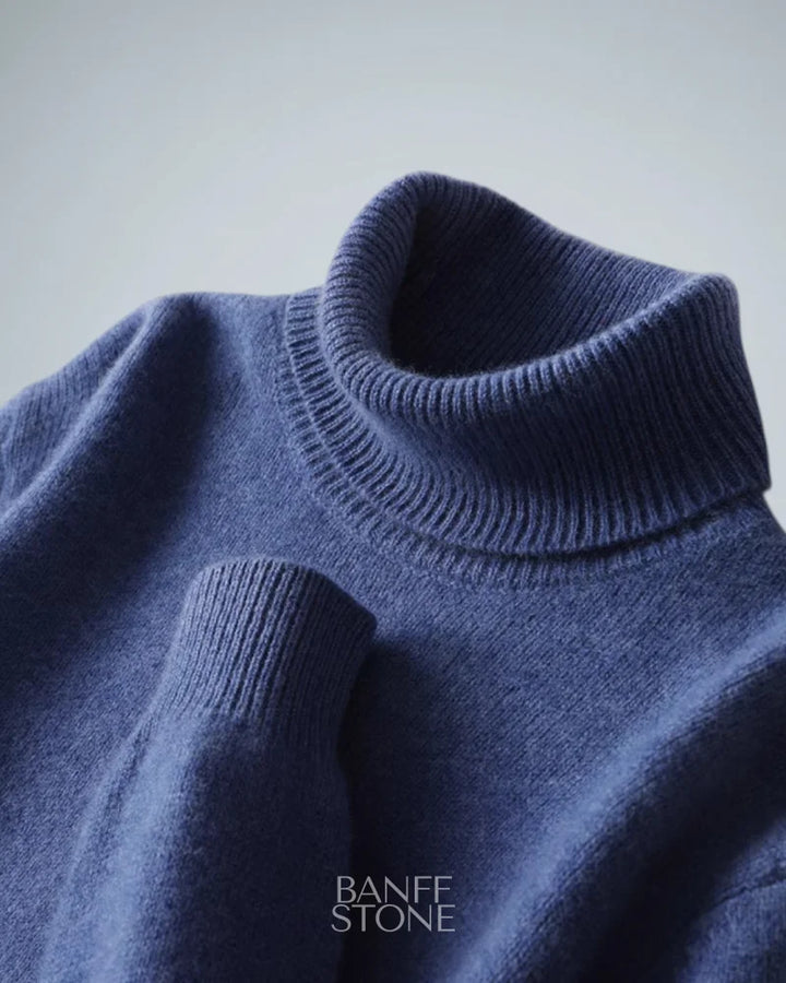 Alpine Wool Turtleneck - 100% Wool