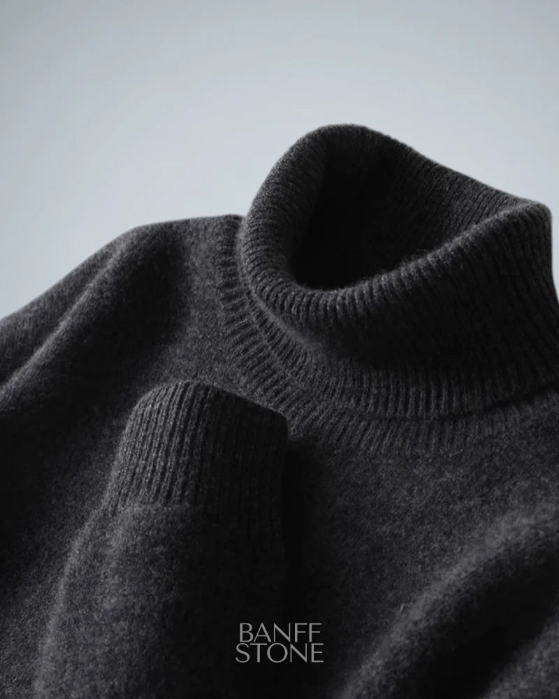 Alpine Wool Turtleneck - 100% Wool