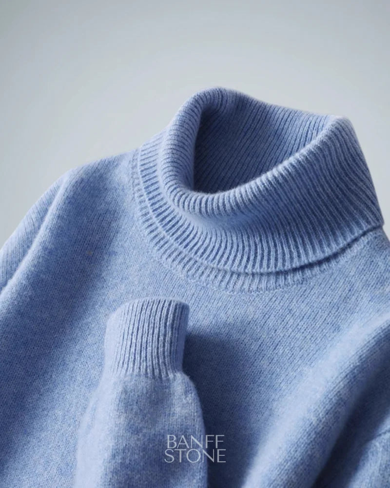 Alpine Wool Turtleneck - 100% Wool