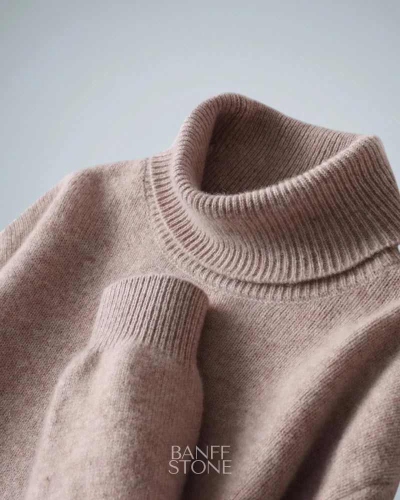 Alpine Wool Turtleneck - 100% Wool