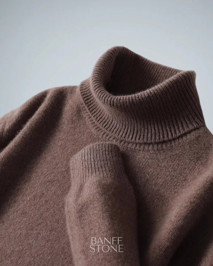 Alpine Wool Turtleneck - 100% Wool