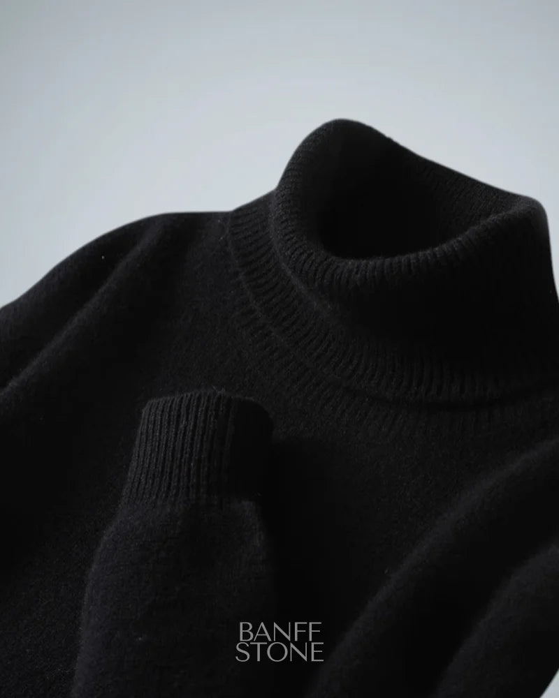 Alpine Wool Turtleneck - 100% Wool