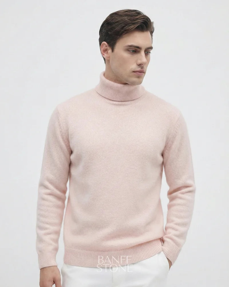 Alpine Wool Turtleneck - 100% Wool Off White / S
