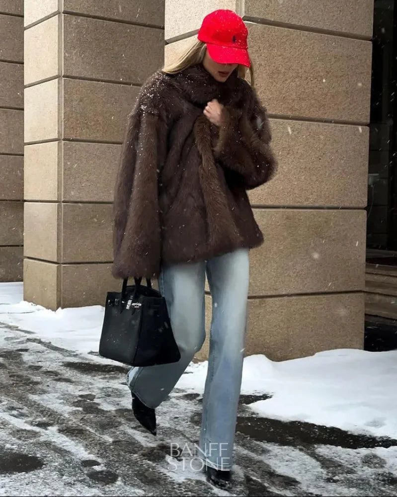 Aspen Faux Fur Coat
