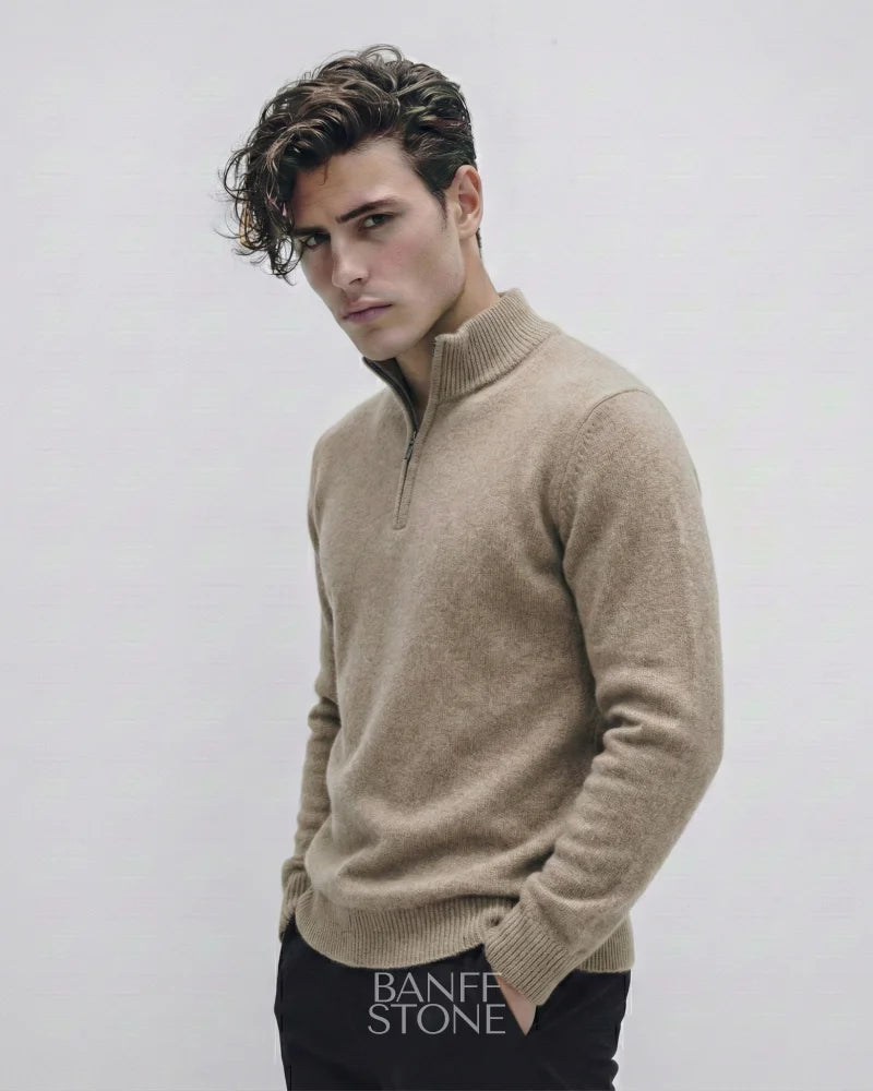 Cambridge Cashmere Quarter Zip