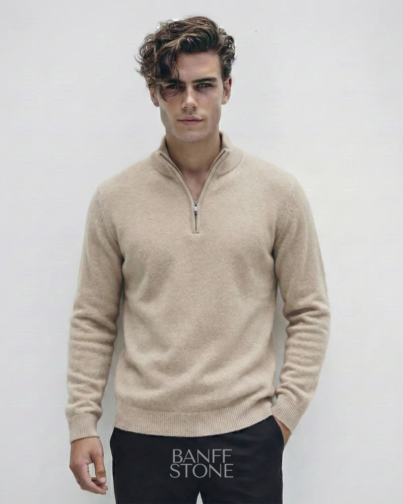 Cambridge Cashmere Quarter Zip