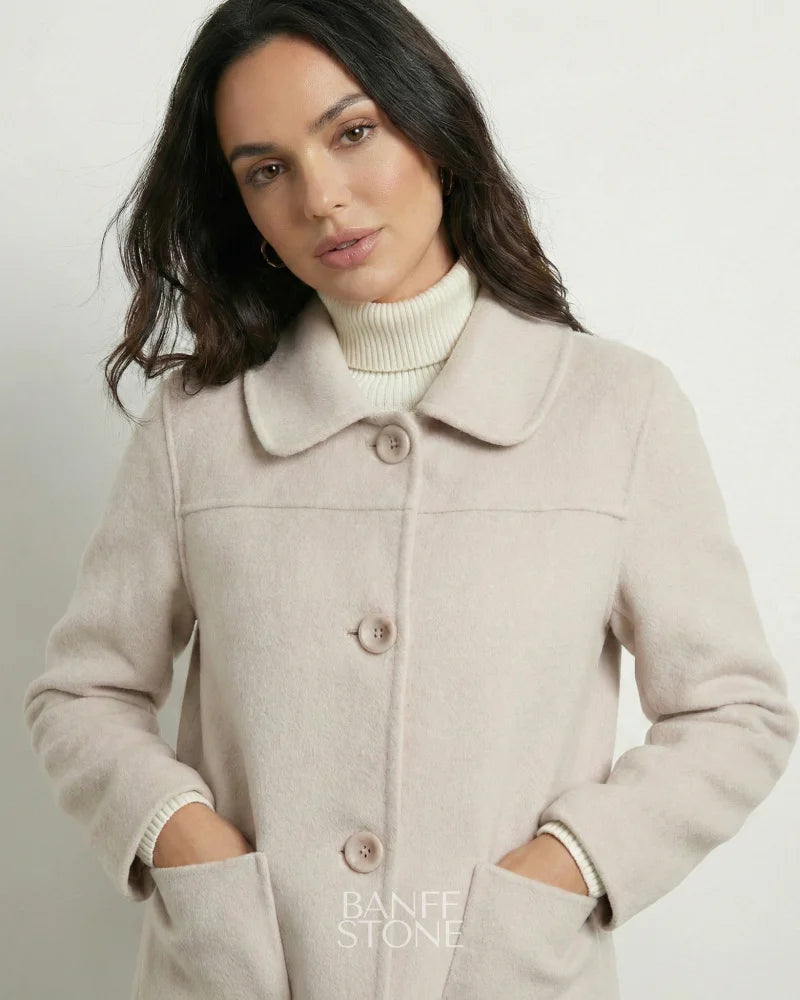 Florence Wool Coat - 100% Wool