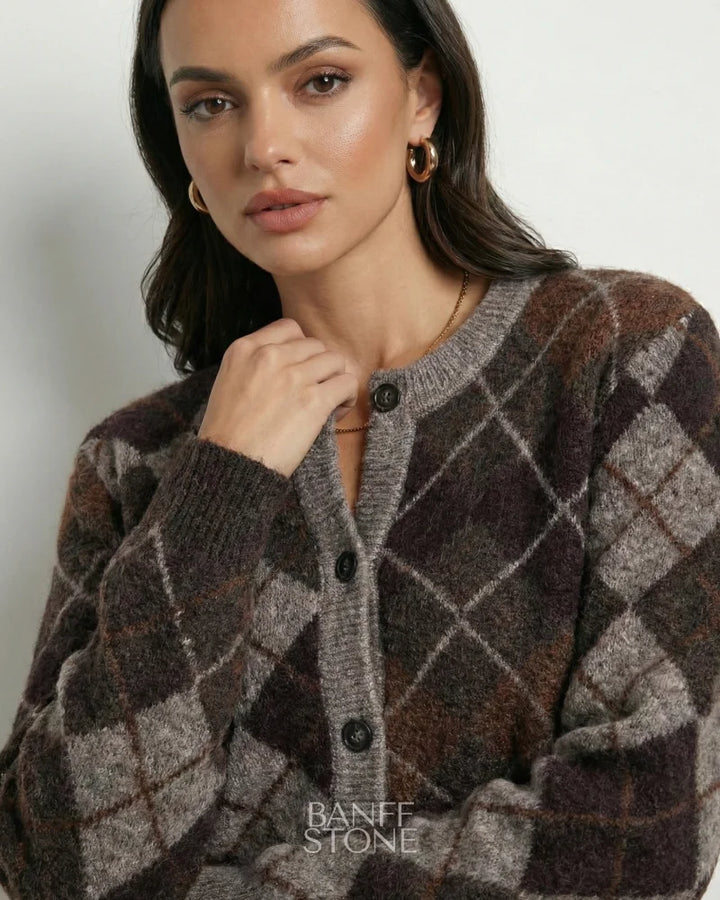 Geneva Diamond Cardigan