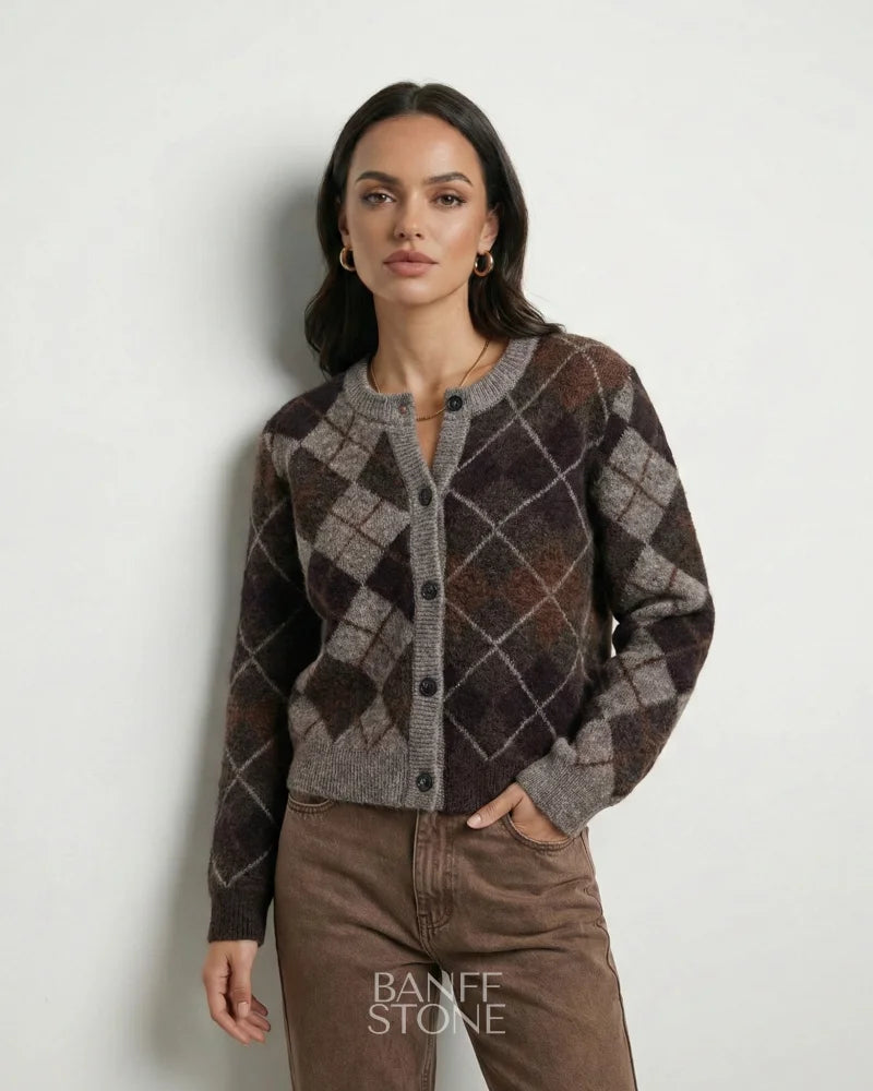 Geneva Diamond Cardigan
