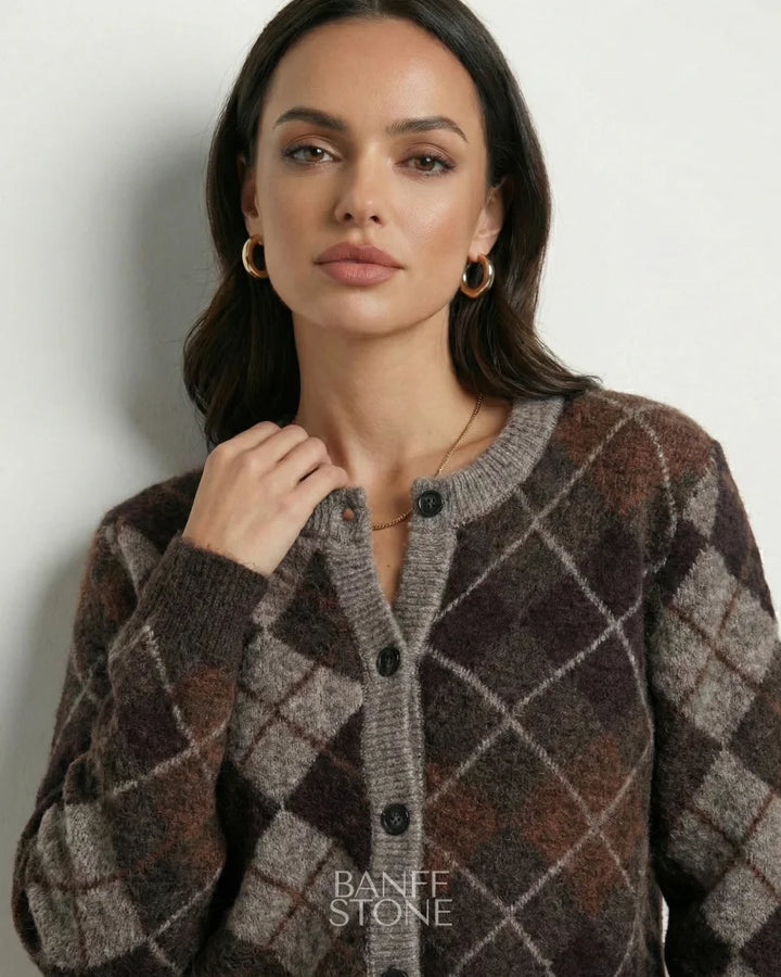 Geneva Diamond Cardigan