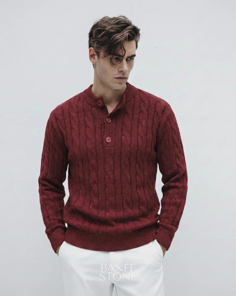 Heritage Knit Sweater Red / M