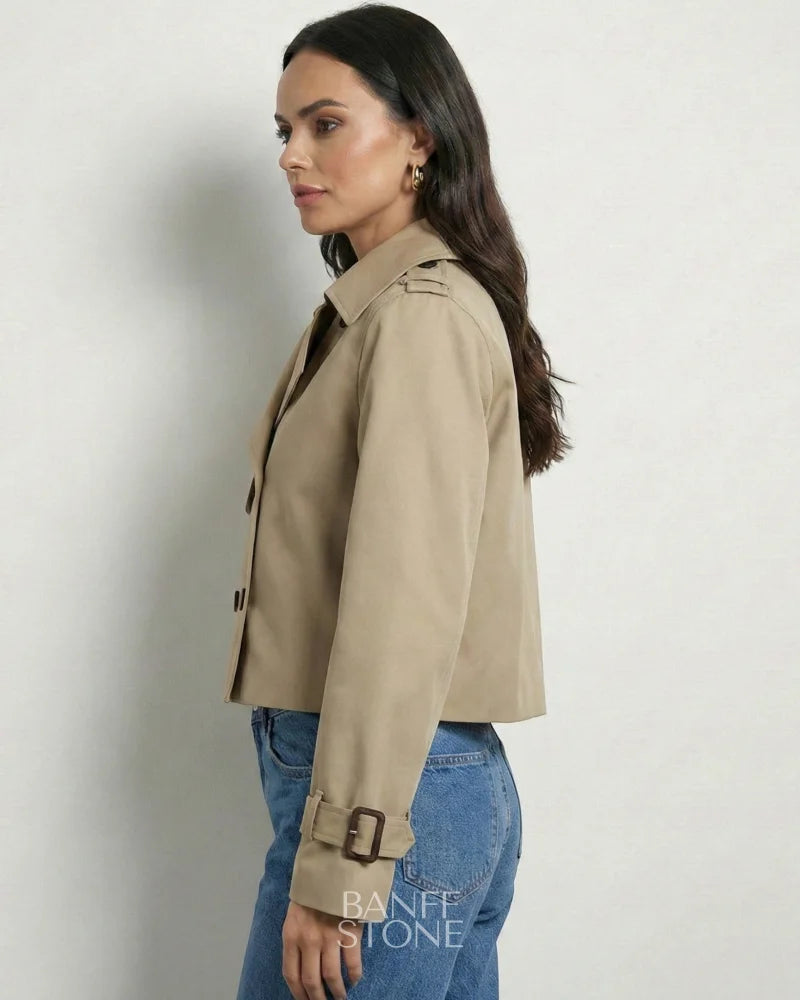 Madison Trench Coat Khaki / S