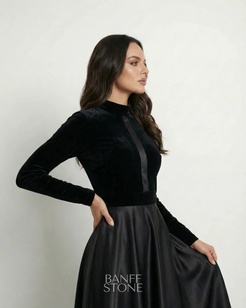 Manhattan Velvet Dress