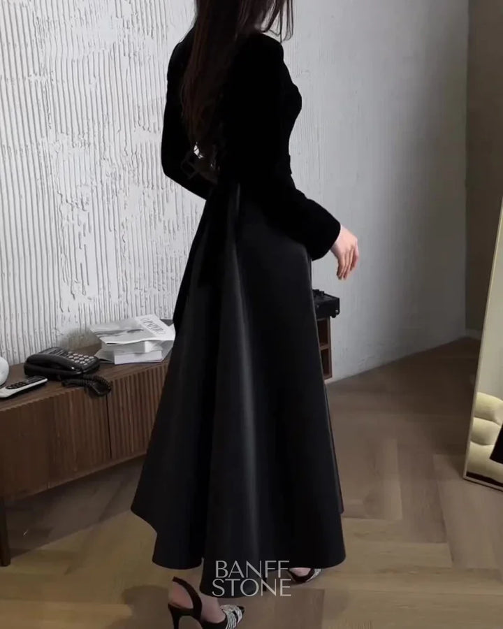 Manhattan Velvet Dress