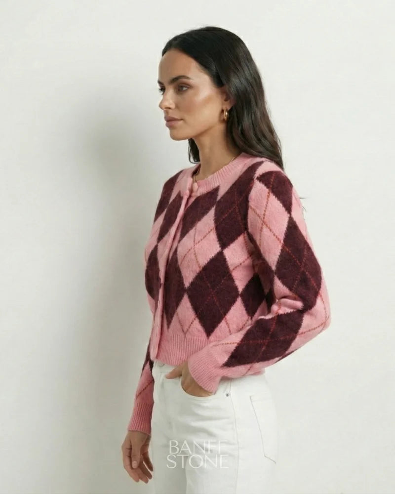 Monaco Jacquard Cardigan