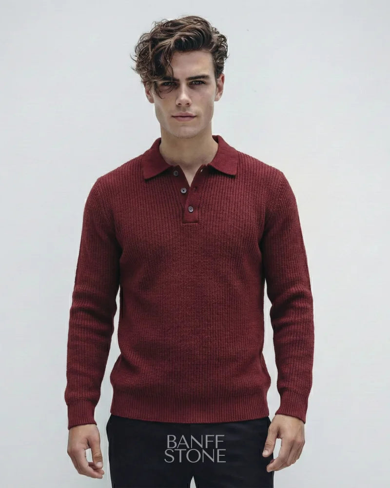 Nottingham Sweater Bordeaux Red / M