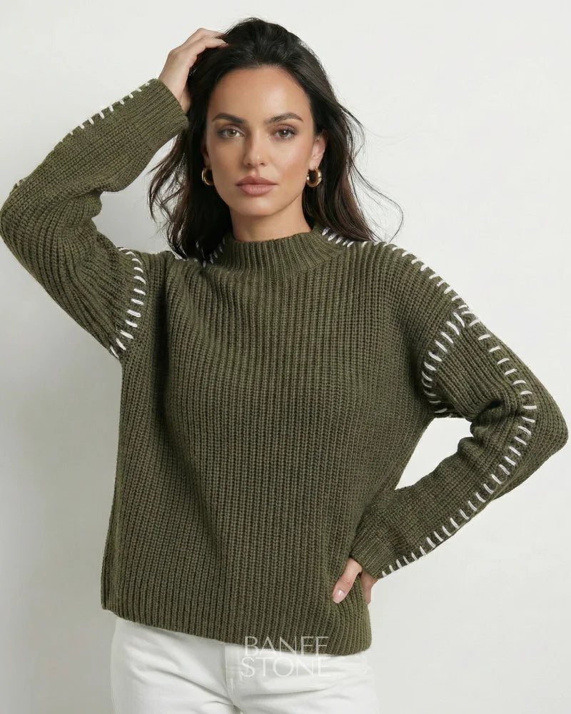 Oslo Sweater Military Green / S