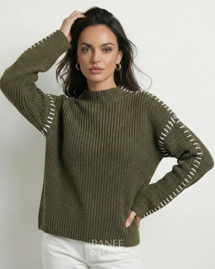 Oslo Sweater Military Green / S