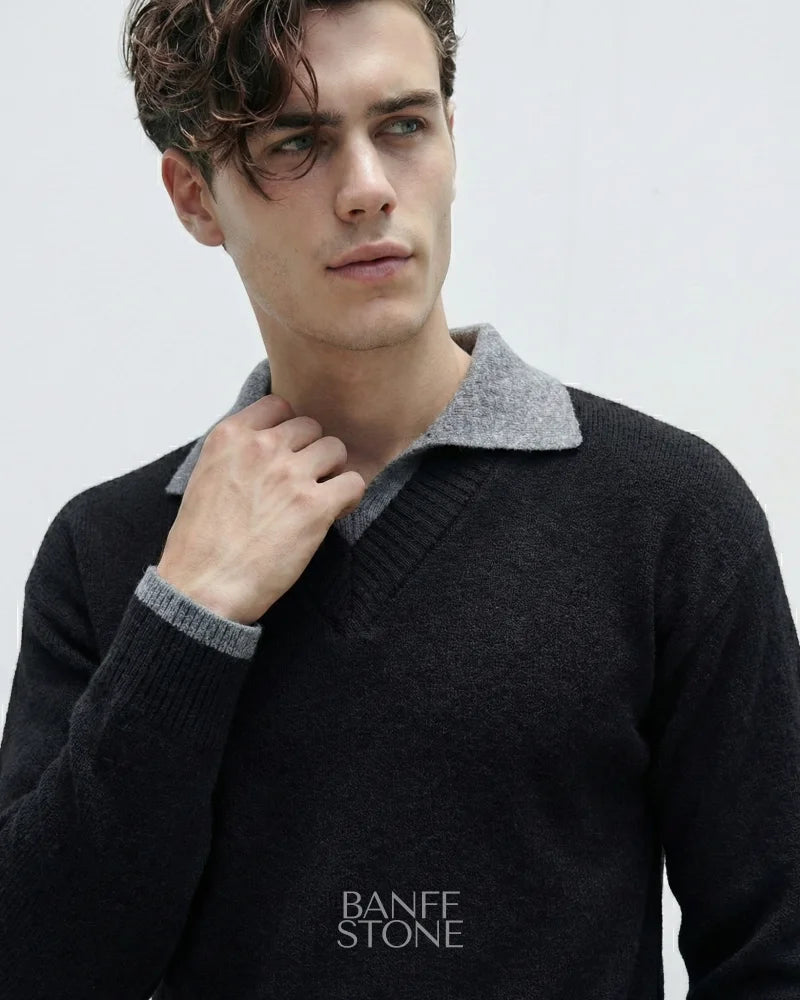 Oxford Sweater Black / M