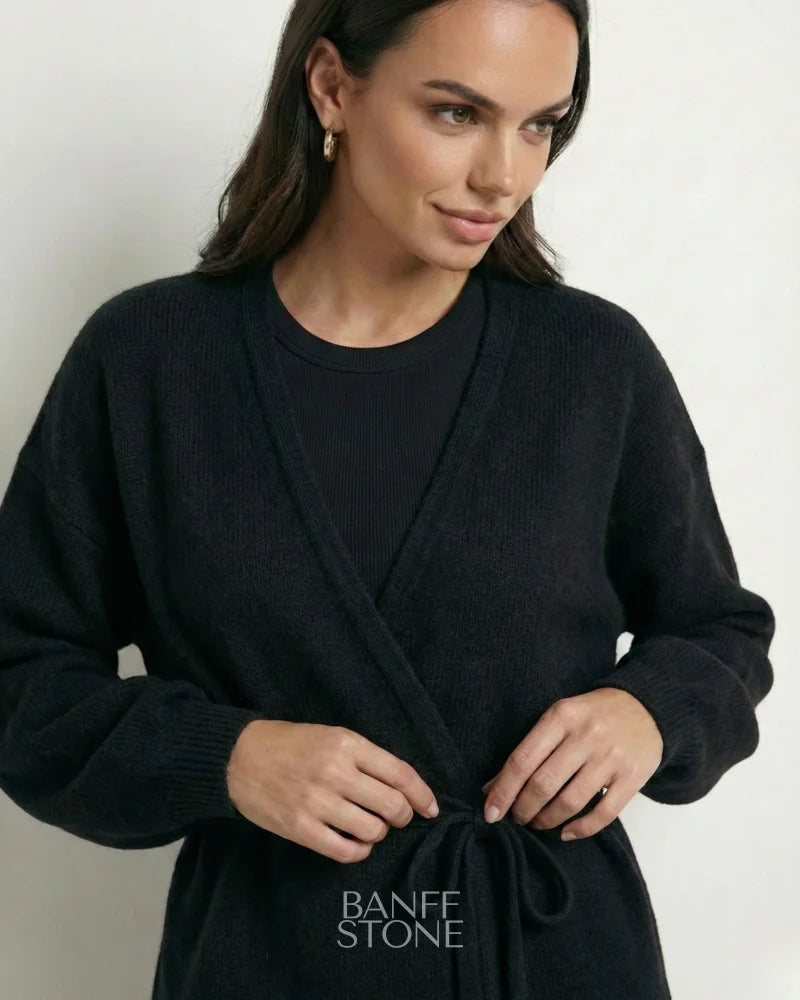 Riviera Knit Set Black / S