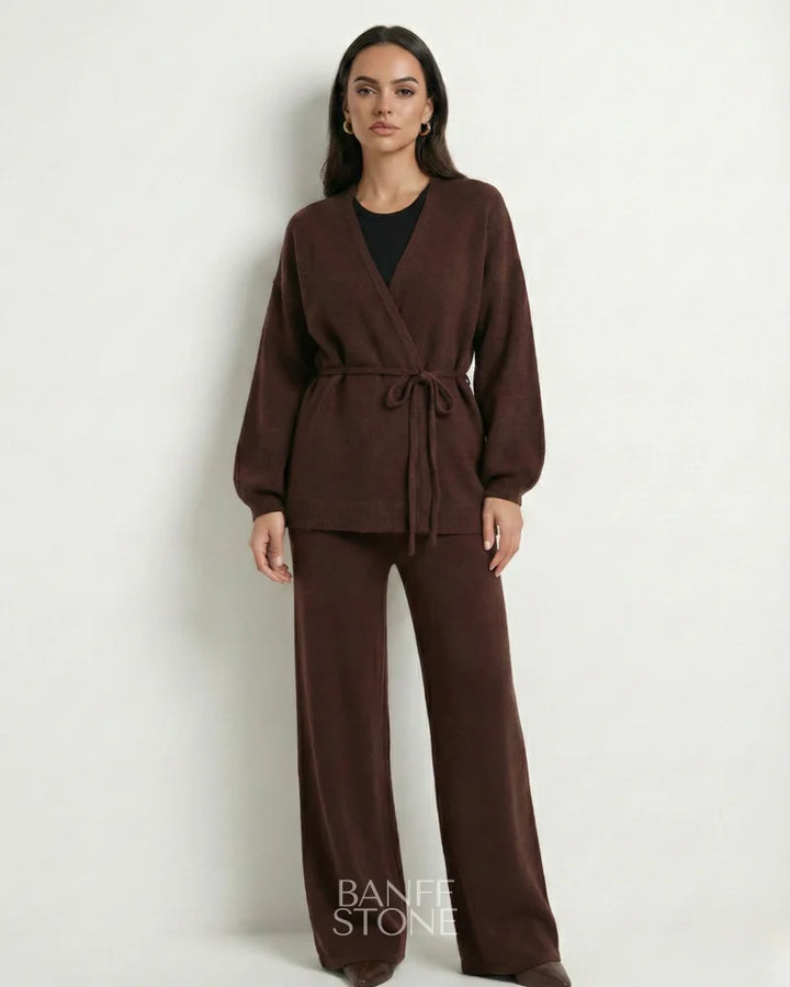 Riviera Knit Set Red / S