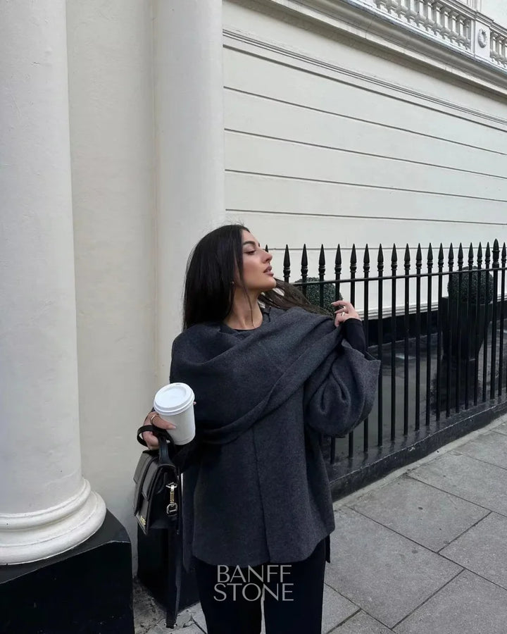 Savannah Cardigan With Scarf