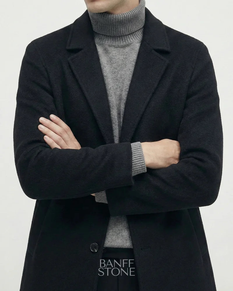 Savile Wool Coat - 100% Wool