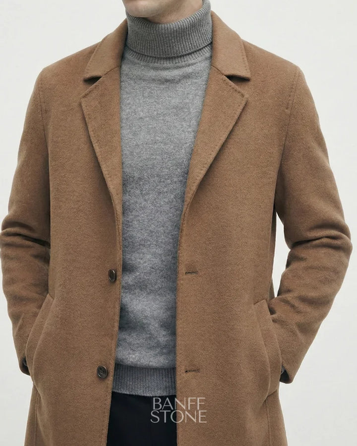 Savile Wool Coat - 100% Wool