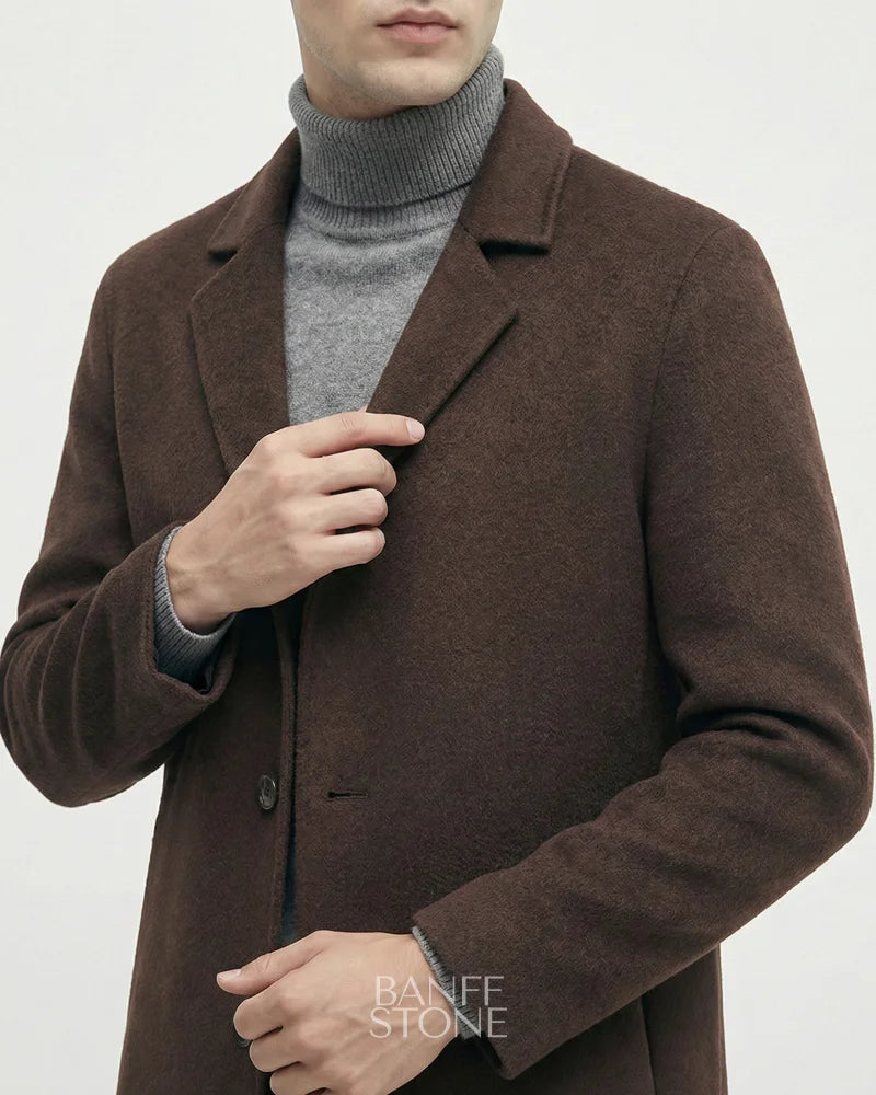 Savile Wool Coat - 100% Wool