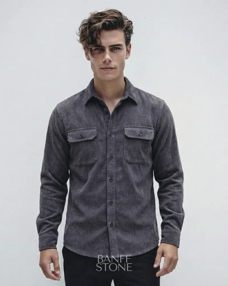 The Ashford Shirt Dark Grey / S