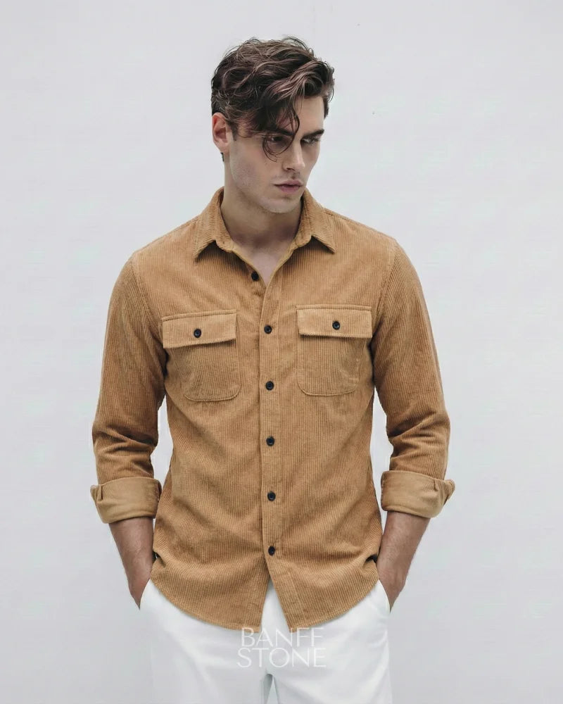 The Ashford Shirt Khaki / S