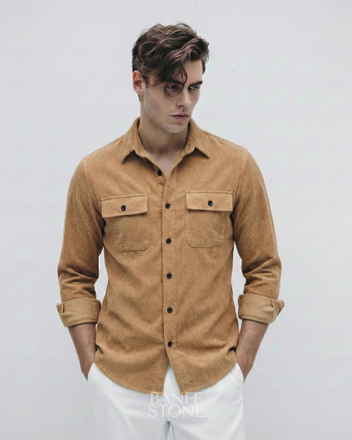 The Ashford Shirt Khaki / S