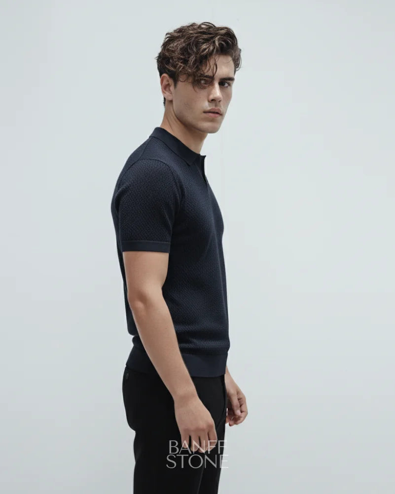 The Balmoral Polo Navy Blue / S