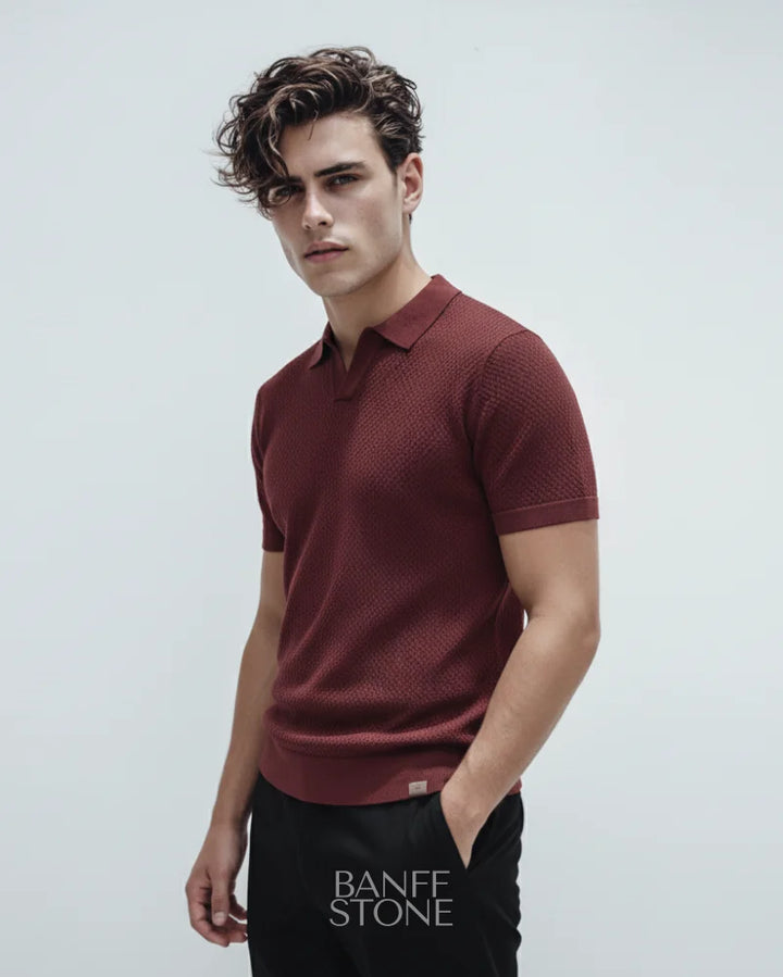 The Balmoral Polo Wine Red / S