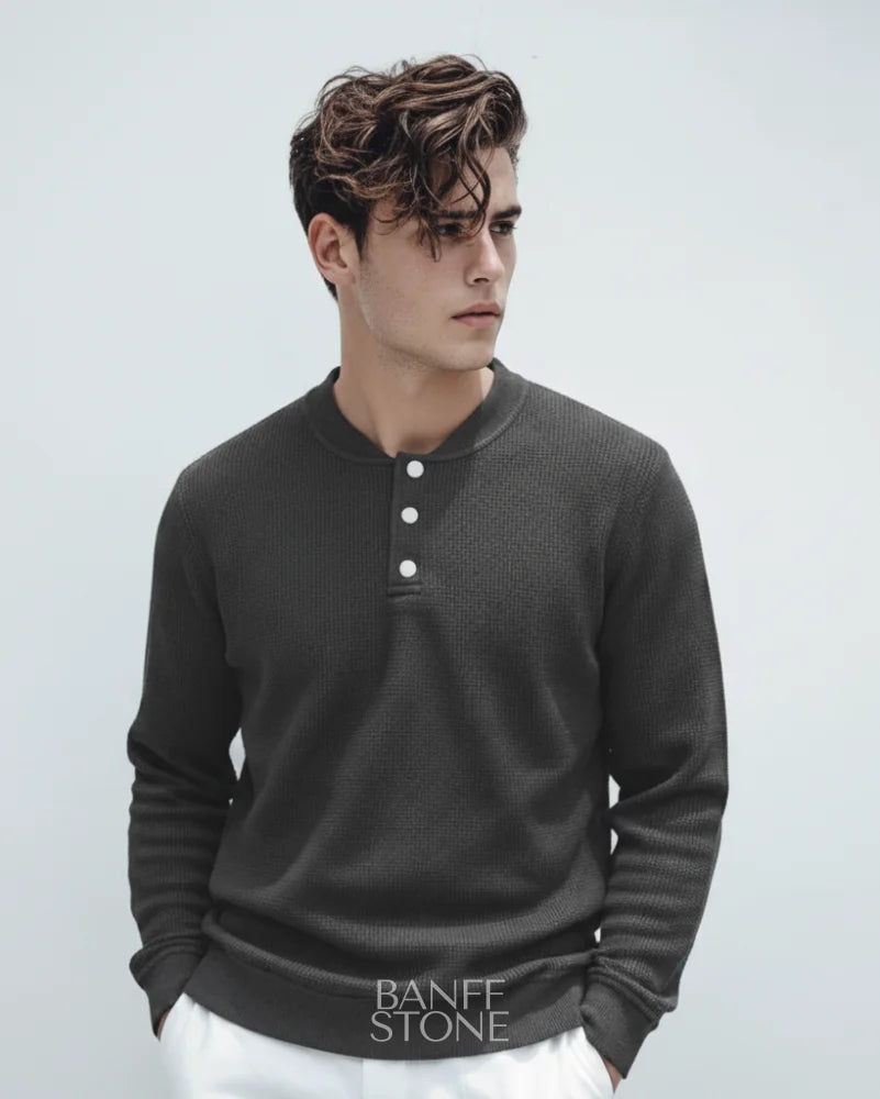 The Harrington Sweatshirt Dark Grey / S