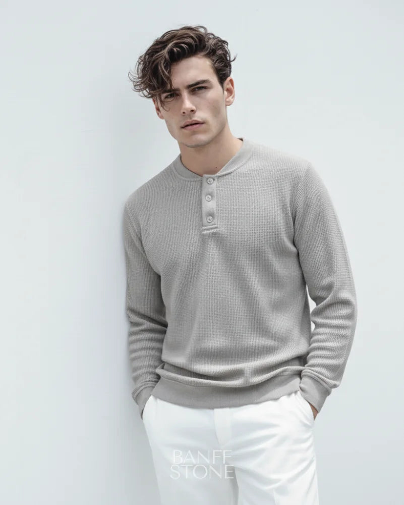 The Harrington Sweatshirt Light Grey / S