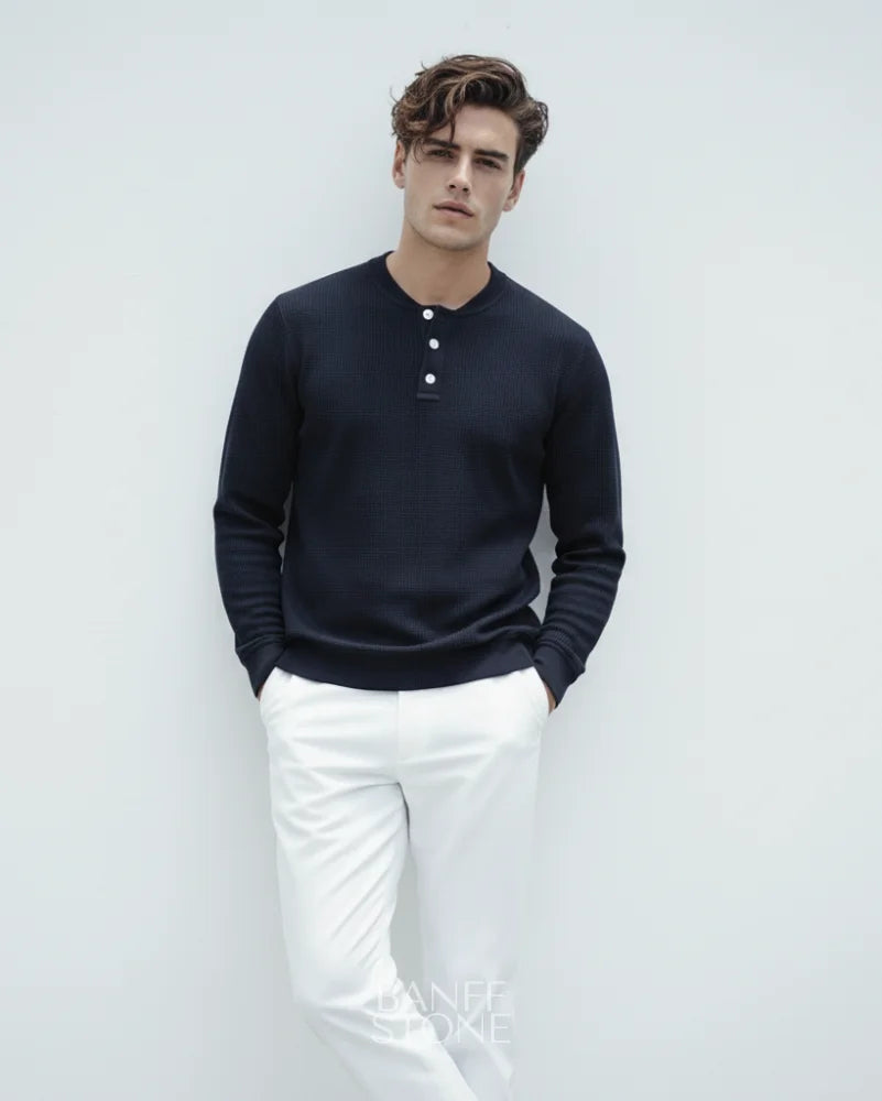 The Harrington Sweatshirt Navy / S