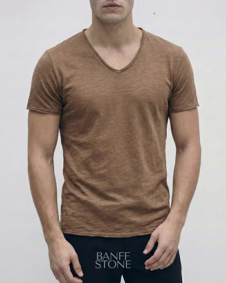 The Heritage Tee 100% Cotton Camel / S