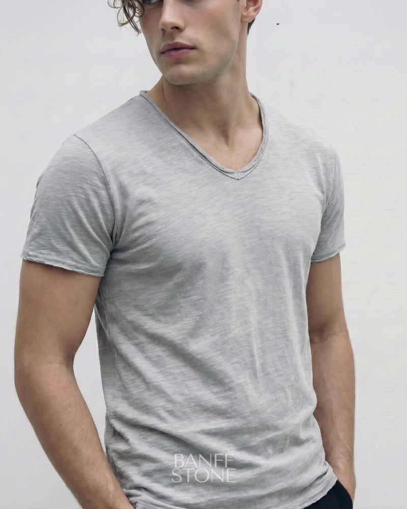 The Heritage Tee 100% Cotton Grey / S