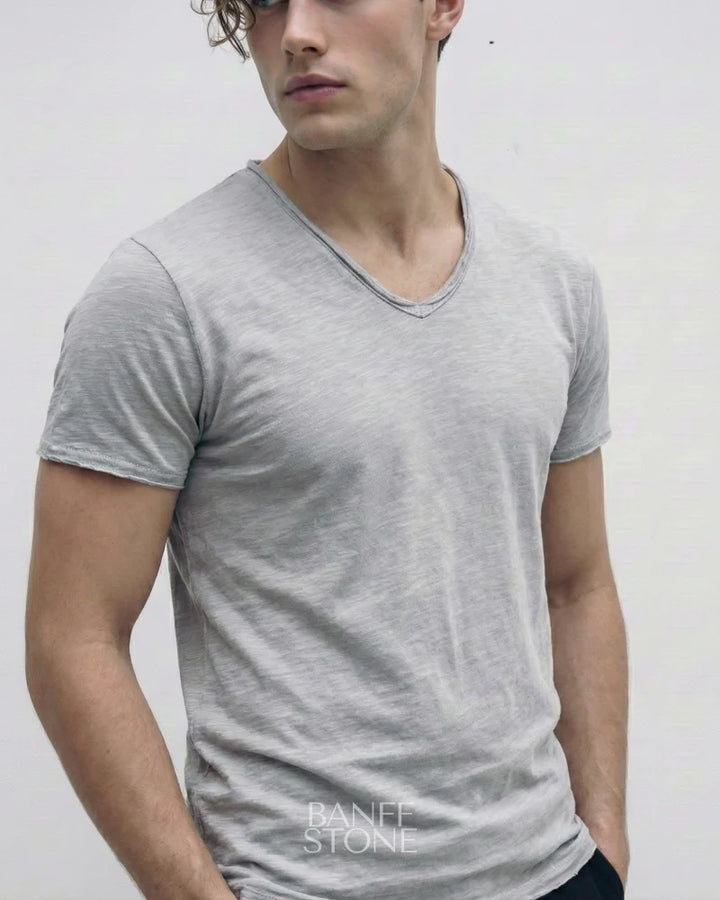 The Heritage Tee 100% Cotton Grey / S