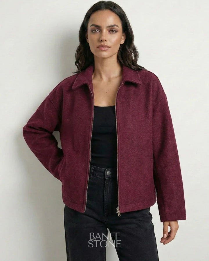 Tribeca Coat Claret / S