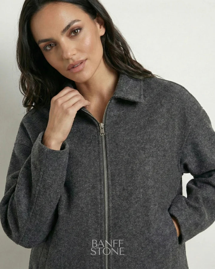 Tribeca Coat Dark Grey / S