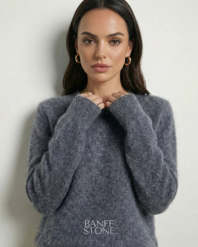Vienna Cashmere Sweater Grey / One Size