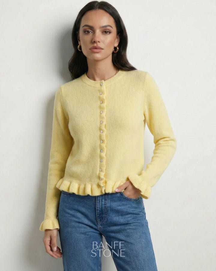 Willow Cardigan Light Yellow / S
