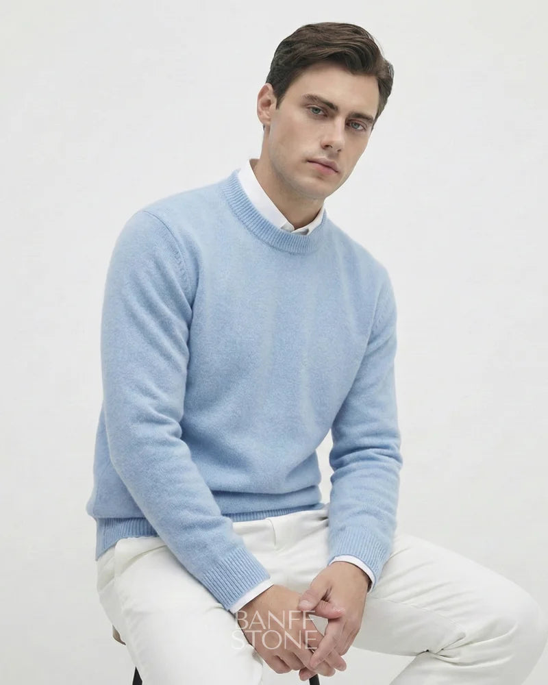 Windsor Cashmere Sweater Light Blue / S